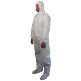 Vanguard BC20B16 ArmorGuard Microporous Coveralls with Hood, Boots and Elastic Wrists and Ankles - 3X Large